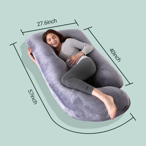 Almohada de embarazo forma de U-4