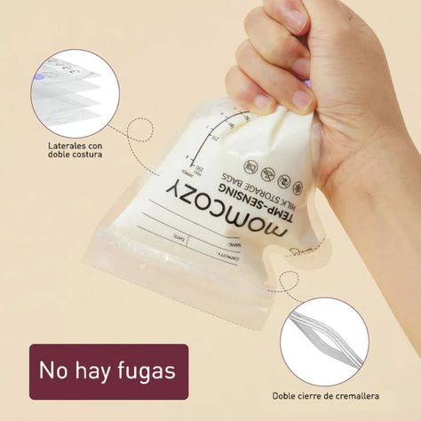 Bolsas para Almacenar Leche Materna con Boquilla x 60uds-3