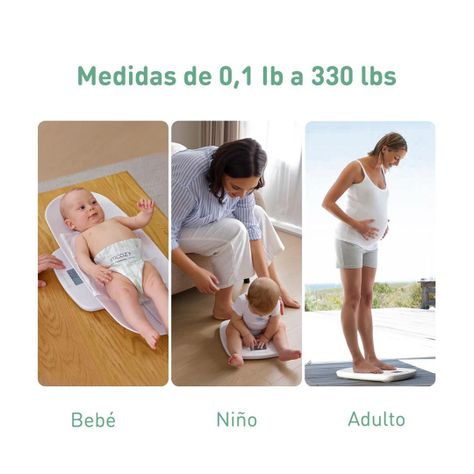 Balanza para Bebé 2 en 1 con Medidor-3