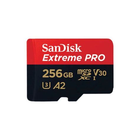 Tarjeta de Memoria Micro Sd Sandisk Extreme PRO 256gb + Adaptador-0