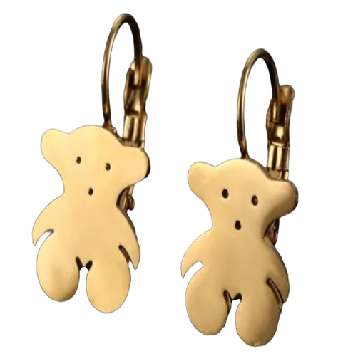 Joyas Aros Oso Baño Oro 18kt Colgantes exclusivos -0