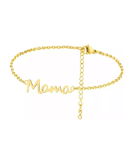 Pulsera exclusiva Mamá baño Oro 18kt - día de la madre LUXURYJOYAS-0