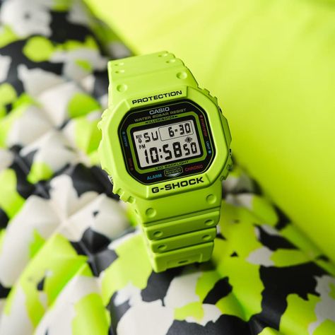 Reloj G-SHOCK DW-5600EP-9DR Resina Hombre Amarillo-1