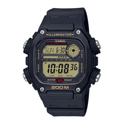 Reloj CASIO DW-291H-9AVDF Resina Juvenil Negro-0