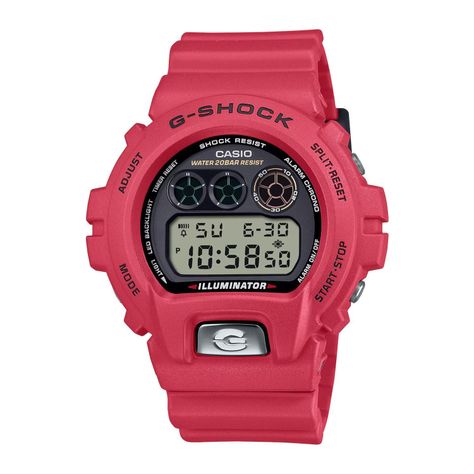 Reloj G-SHOCK DW-6900TR-4DR Resina Hombre Rojo-0