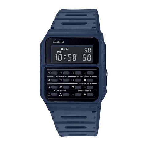Reloj CASIO CA-53WF-2BDF Resina Juvenil Azul-0