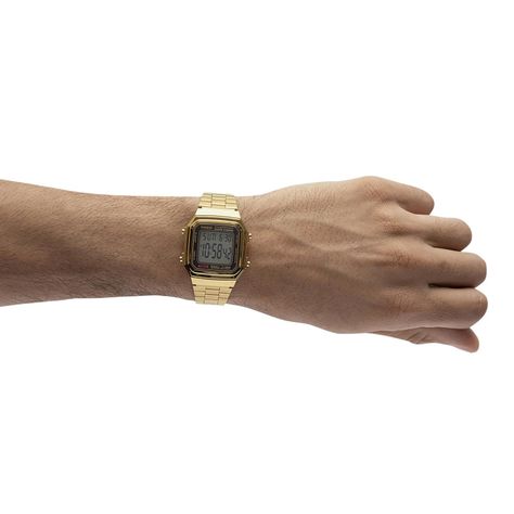 Reloj CASIO A178WGA-1ADF Resina Unisex Dorado-3