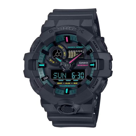 Reloj G-SHOCK GA-700MF-1ADR Resina Hombre Negro-0