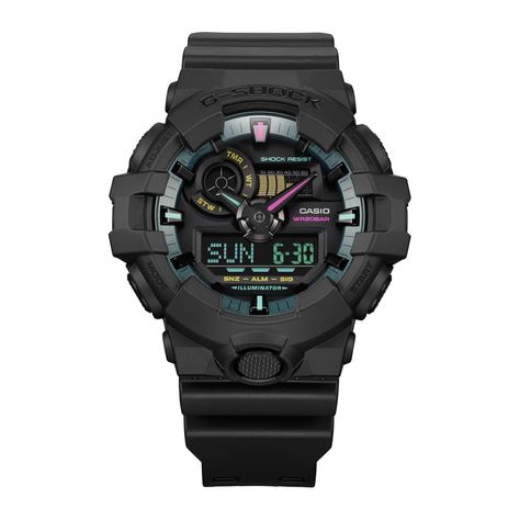 Reloj G-SHOCK GA-700MF-1ADR Resina Hombre Negro-1