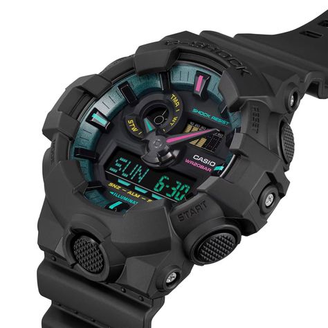 Reloj G-SHOCK GA-700MF-1ADR Resina Hombre Negro-3