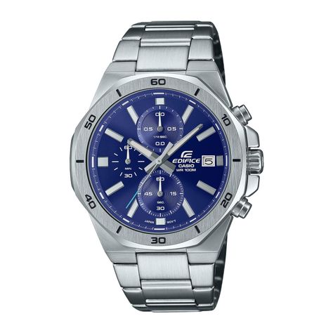 Reloj EDIFICE EFV-640D-2AVUDF Acero Hombre Plateado-0