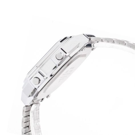 Reloj CASIO A178WA-1ADF Resina/Cromado Unisex Plateado-1