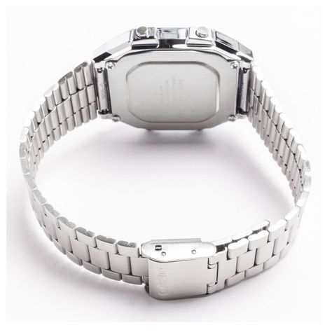 Reloj CASIO A178WA-1ADF Resina/Cromado Unisex Plateado-2