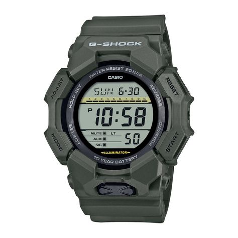 Reloj G-SHOCK GD-010-3DR Carbono/Resina Hombre Verde-0