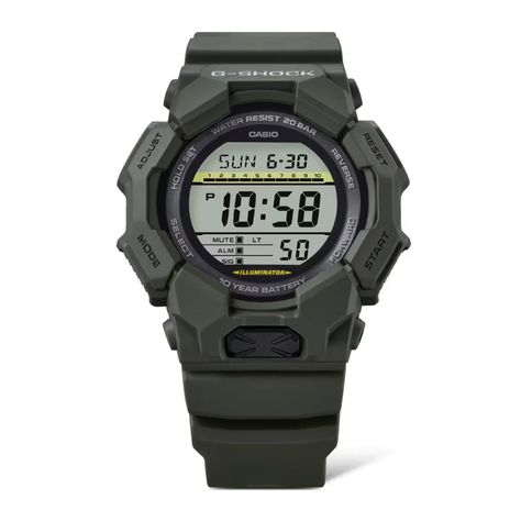 Reloj G-SHOCK GD-010-3DR Carbono/Resina Hombre Verde-1