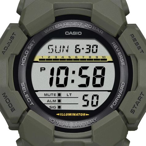 Reloj G-SHOCK GD-010-3DR Carbono/Resina Hombre Verde-2
