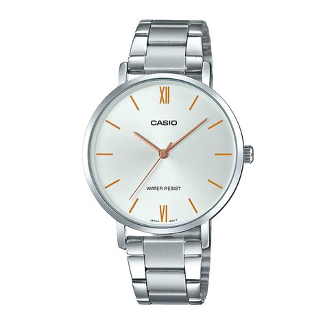 Reloj CASIO LTP-VT01D-7BUDF Acero Mujer Plateado-0