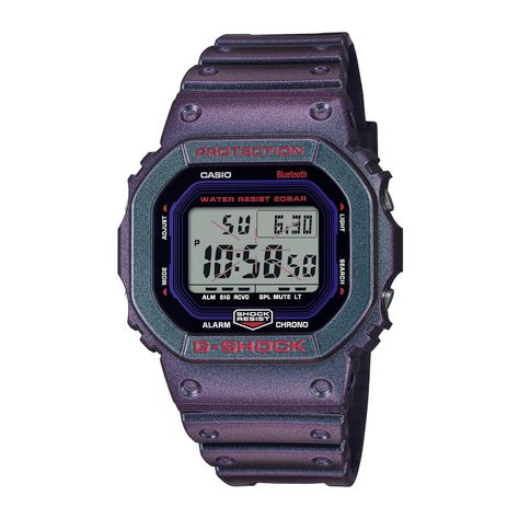 Reloj G-SHOCK DW-B5600AH-6DR Resina Hombre Purpura/Verde-0