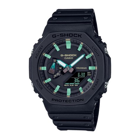 Reloj G-SHOCK GA-2100RC-1ADR Carbono/Resina Hombre Negro-0