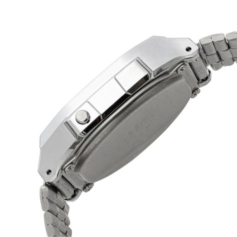 Reloj CASIO A168WA-1WDF Resina/Cromado Unisex Plateado-1