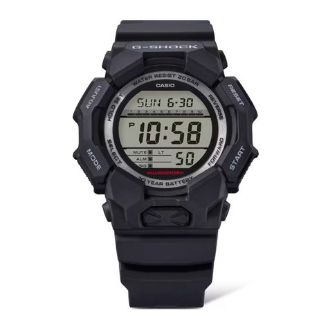 Reloj G-SHOCK GD-010-1DR Carbono/Resina Hombre Negro-1