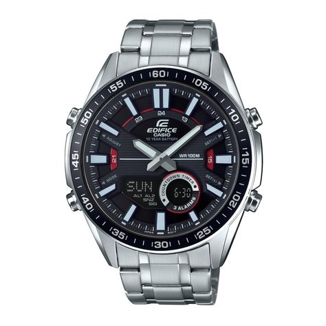 Reloj EDIFICE EFV-C100D-1AVDF Acero Hombre Plateado-0