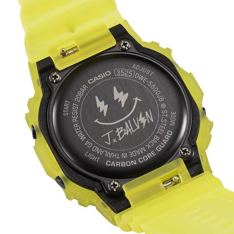 Reloj G-SHOCK DWE-5600JB-1A9DR Carbono/Resina Hombre Amarillo-4