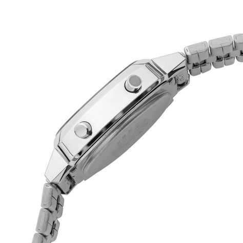 Reloj CASIO LA670WA-1DF Resina/Cromado Mujer Plateado-1