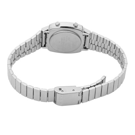 Reloj CASIO LA670WA-1DF Resina/Cromado Mujer Plateado-2