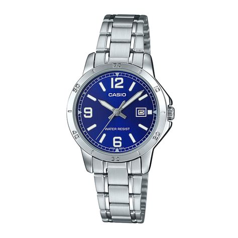 Reloj CASIO LTP-V004D-2BUDF Acero Mujer Plateado-0
