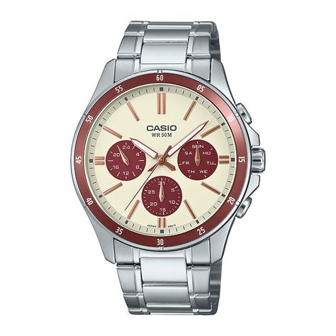 Reloj CASIO MTP-1374D-5A2VDF Acero Hombre Plateado-0