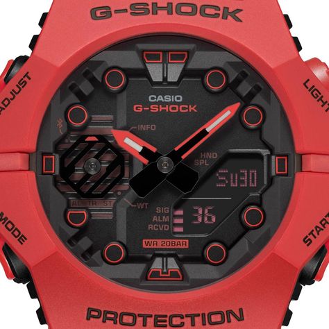 Reloj G-SHOCK GA-B001-4ADR Carbono/Resina Hombre Rojo-2