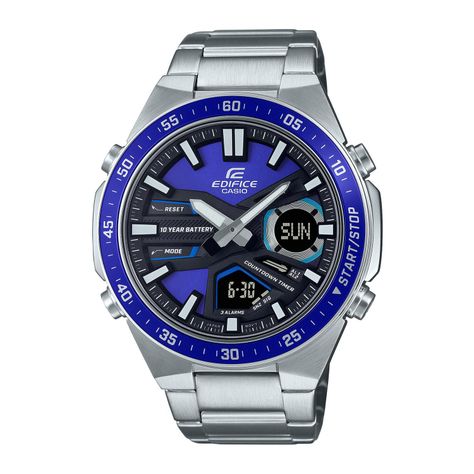 Reloj EDIFICE EFV-C110D-2AVDF Acero Hombre Plateado-0