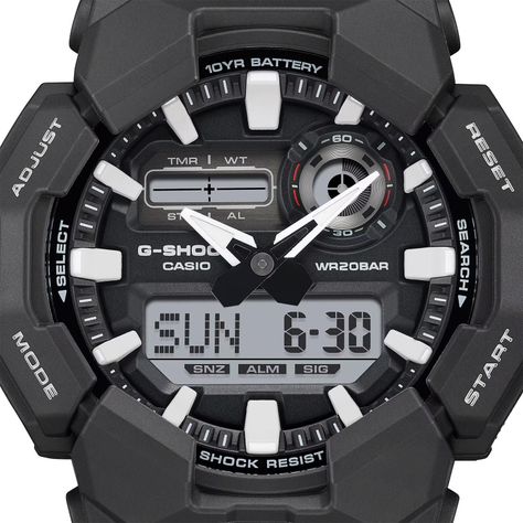 Reloj G-SHOCK GA-010-1ADR Carbono/Resina Hombre Negro-2