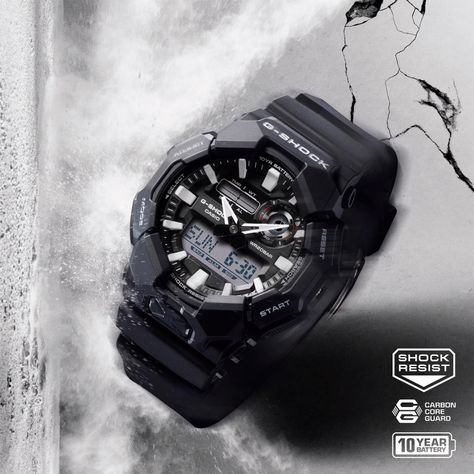 Reloj G-SHOCK GA-010-1ADR Carbono/Resina Hombre Negro-6
