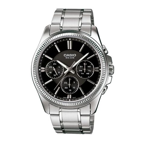 Reloj CASIO MTP-1375D-1AVDF Acero Hombre Plateado-0