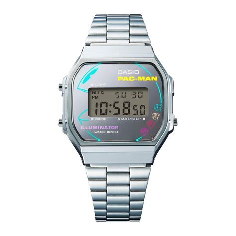 Reloj CASIO A168WEPC-7ADR Resina/Cromado Unisex Plateado-1