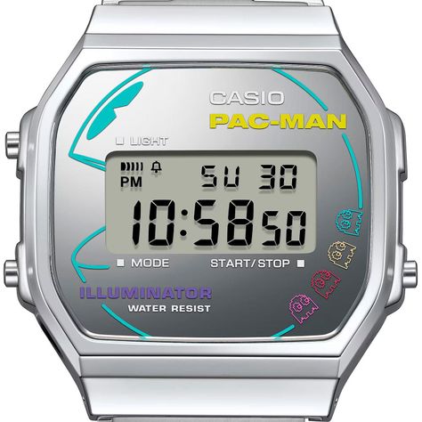 Reloj CASIO A168WEPC-7ADR Resina/Cromado Unisex Plateado-2