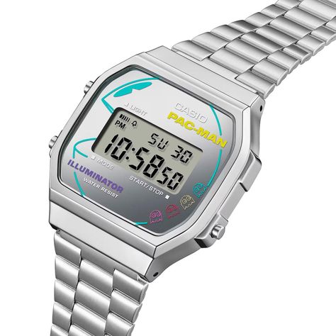 Reloj CASIO A168WEPC-7ADR Resina/Cromado Unisex Plateado-3