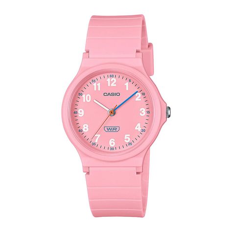 Reloj CASIO LQ-24B-4BDF Resina Mujer Rosado-0