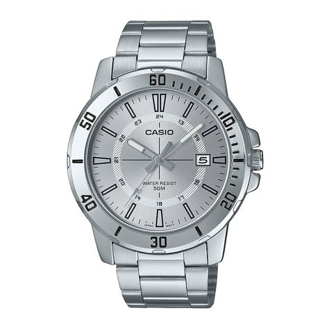 Reloj CASIO MTP-VD01D-7CVUDF Acero Hombre Plateado-0