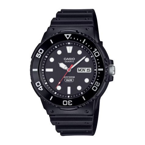 Reloj CASIO MRW-230H-1E1VDF Resina/Aluminio Hombre Negro-0