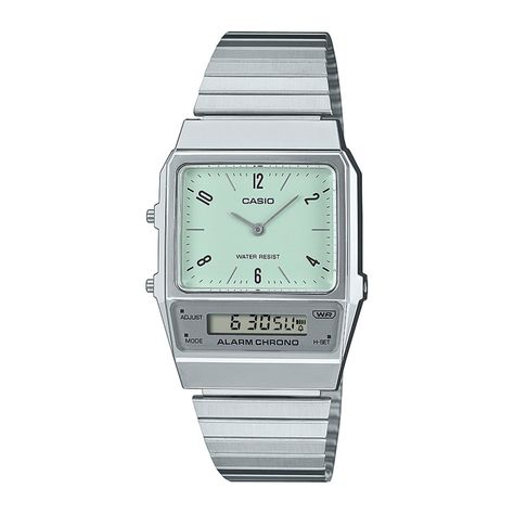 Reloj CASIO AQ-800E-3ADF Resina/Cromado Juvenil Plateado-0