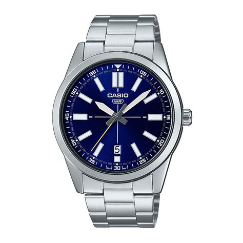 Reloj CASIO MTP-VD02D-2EUDF Acero Hombre Plateado-0