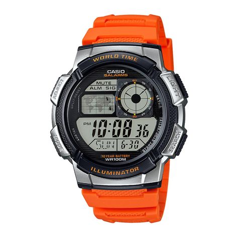 Reloj CASIO AE-1000W-4BVDF Resina Juvenil Plateado-0