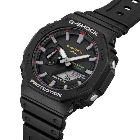 Reloj G-SHOCK GA-2100RL-1ADR Resina Hombre Negro-3