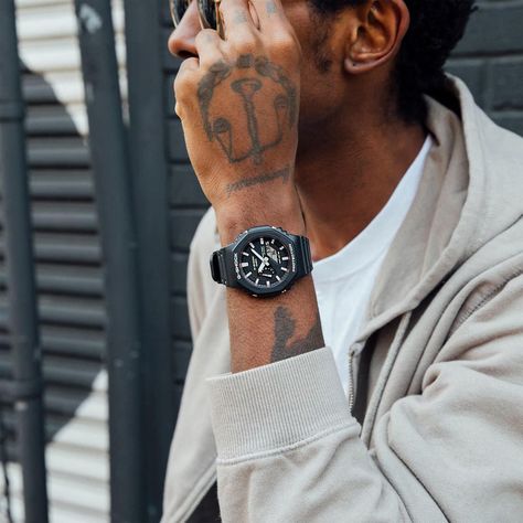 Reloj G-SHOCK GA-2100RL-1ADR Resina Hombre Negro-7