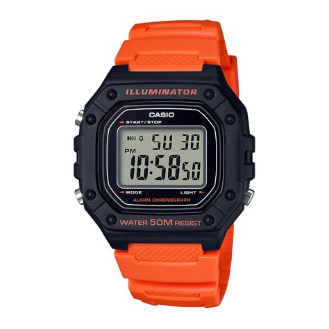 Reloj CASIO W-218H-4B2VDF Resina Hombre Negro-0