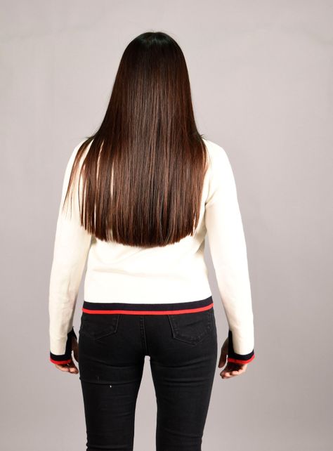 Sweater Botones Mujer Zara Blanco Ribete Color S-3