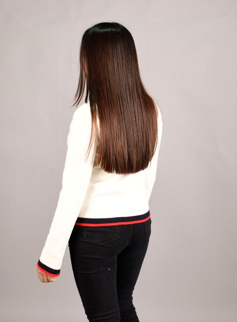 Sweater Botones Mujer Zara Blanco Ribete Color S-2